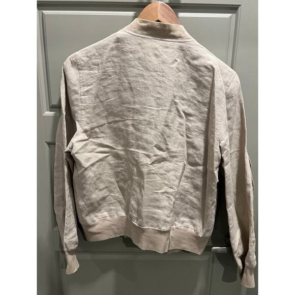 Richard Malcolm Bomber Linen Jacket - Picture 3 of 3